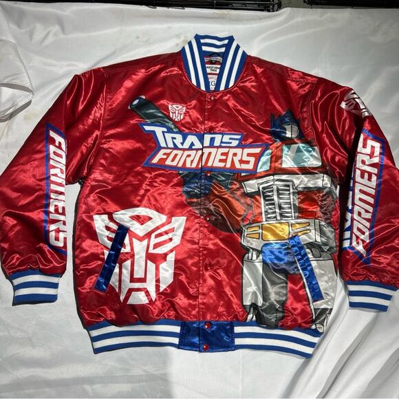 Headgear Classics Other - Rare Transformers Satin Bomber Jacket Headgear Classics Size 5XL Brand‎ New
